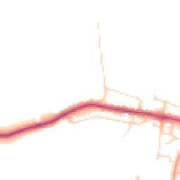 Daytime road noise heatmap for RG8 8DJ