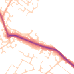 Daytime road noise heatmap for RG8 8DQ