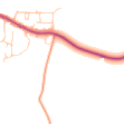 Daytime road noise heatmap for RG8 8DU
