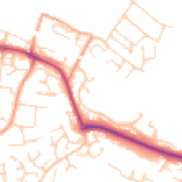 Daytime road noise heatmap for RG8 8DW