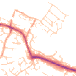 Daytime road noise heatmap for RG8 8EH