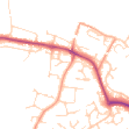 Daytime road noise heatmap for RG8 8EJ