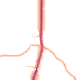 Daytime road noise heatmap for RG8 8ES