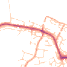 Daytime road noise heatmap for RG8 8ET