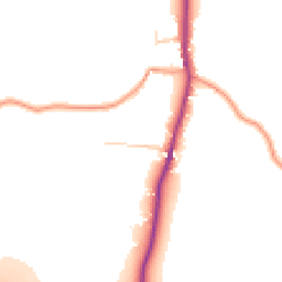 Daytime road noise heatmap for RG8 8EX