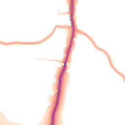 Daytime road noise heatmap for RG8 8EY
