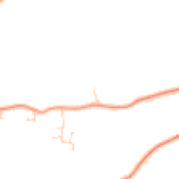 Daytime road noise heatmap for RG8 8JQ