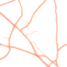 Daytime road noise heatmap for RG8 8NY