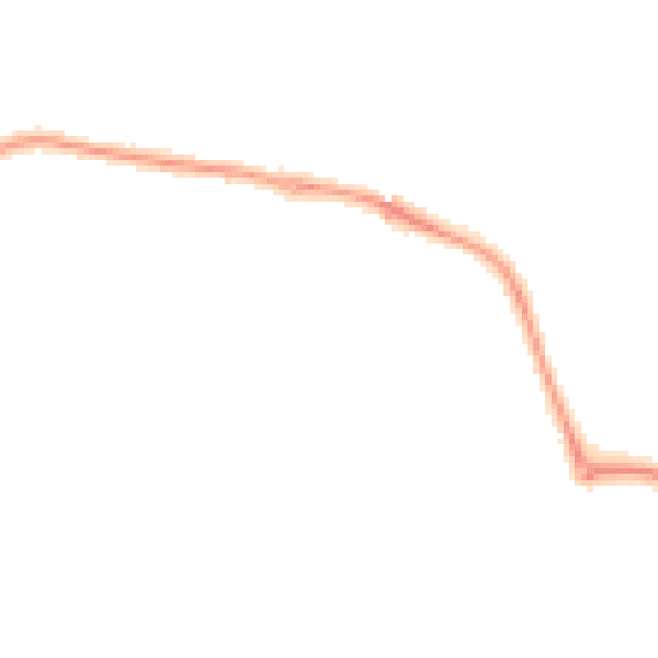 Night-time road noise heatmap for RG8 8RZ