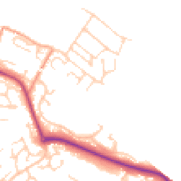 Daytime road noise heatmap for RG8 8TE