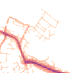 Daytime road noise heatmap for RG8 8TG