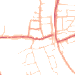 Daytime road noise heatmap for RG8 9AR