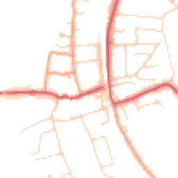 Daytime road noise heatmap for RG8 9BB