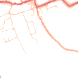Daytime road noise heatmap for RG8 9EU