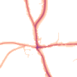 Daytime road noise heatmap for RG8 9JU