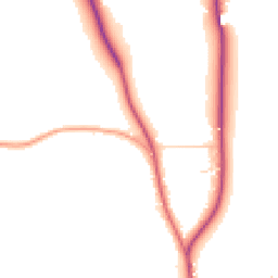 Daytime road noise heatmap for RG8 9LG