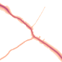 Daytime road noise heatmap for RG8 9NN