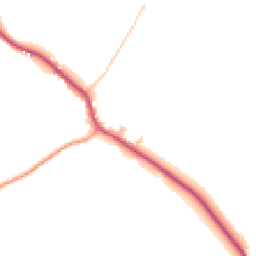 Daytime road noise heatmap for RG8 9NP