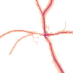 Daytime road noise heatmap for RG8 9QD
