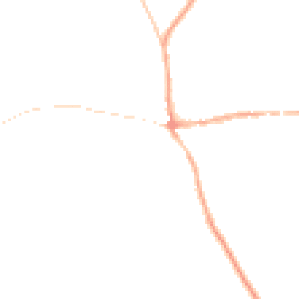 Night-time road noise heatmap for RG8 9QF