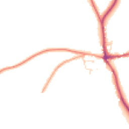 Daytime road noise heatmap for RG8 9QN