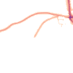 Daytime road noise heatmap for RG8 9QS