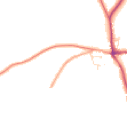Daytime road noise heatmap for RG8 9QX