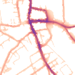 Daytime road noise heatmap for RG9 1AB