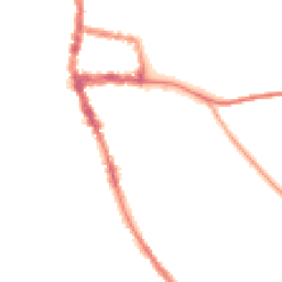 Night-time road noise heatmap for RG9 1AF