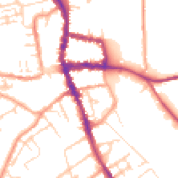 Daytime road noise heatmap for RG9 1AH