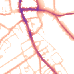 Daytime road noise heatmap for RG9 1BA