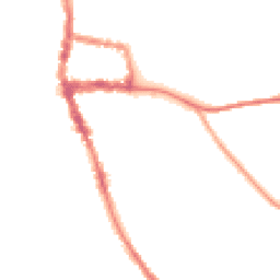 Night-time road noise heatmap for RG9 1BB