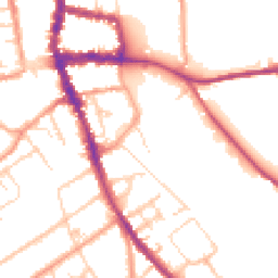 Daytime road noise heatmap for RG9 1BD