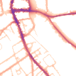 Daytime road noise heatmap for RG9 1BE
