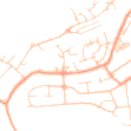 Daytime road noise heatmap for RG9 1BL
