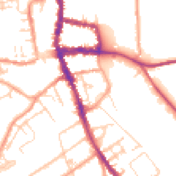 Daytime road noise heatmap for RG9 1BP