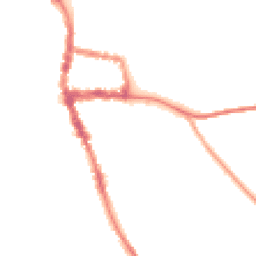Night-time road noise heatmap for RG9 1BQ