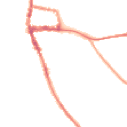 Night-time road noise heatmap for RG9 1BS