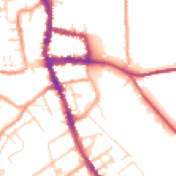 Daytime road noise heatmap for RG9 1BZ