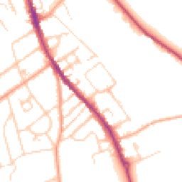 Daytime road noise heatmap for RG9 1DF