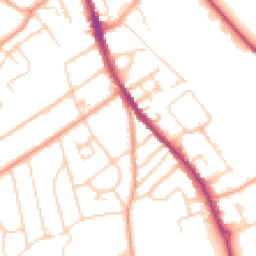 Daytime road noise heatmap for RG9 1EF