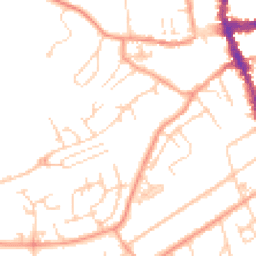 Daytime road noise heatmap for RG9 1GQ