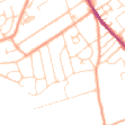 Daytime road noise heatmap for RG9 1JH