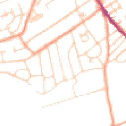 Daytime road noise heatmap for RG9 1JQ
