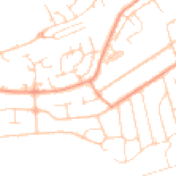 Daytime road noise heatmap for RG9 1LR