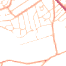 Daytime road noise heatmap for RG9 1NY