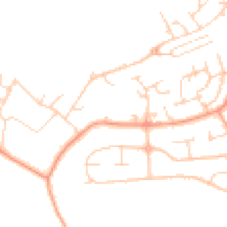 Daytime road noise heatmap for RG9 1QZ