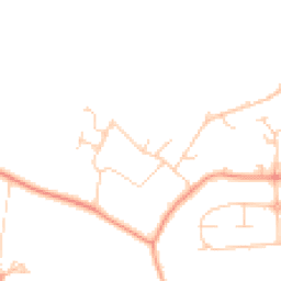 Daytime road noise heatmap for RG9 1RG