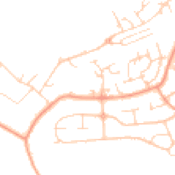Daytime road noise heatmap for RG9 1SQ