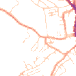 Daytime road noise heatmap for RG9 1UL